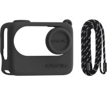 Sunnylife Lanyard + Silicone Case Sunnylife for Insta360 GO 3S (black)G3S-BHT838-D