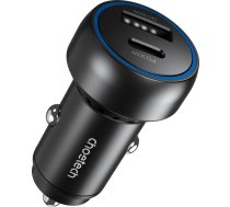 Choetech 60W 2xUSB-C+USB-A car charger (black)TC0014