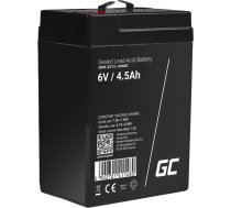 Green Cell Maintenance-free AGM VRLA Battery Green Cell AGM02 6V 4.5Ah (for alarm system, cash register, toy)AGM02