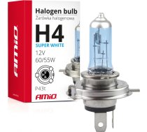 Amio Halogen bulb H4 12V 60/55W UV filter (E8) Super White01269