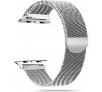 4Kom.pl Tech-protect milaneseband apple watch 4 / 5 / 6 / 7 / 8 / se (38 / 40 / 41 mm) silverC-5906735412918