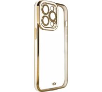 4Kom.pl Fashion Case for Xiaomi Redmi Note 11 Pro gel cover with golden frame whiteFASHION CASE REDMI NOTE 11 PRO GLOBAL WHITE