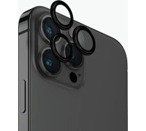 Uniq Optix Aluminum Camera Lens Protector for iPhone 15 Pro Max camera lens with applicator - black8886463686218