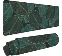 Alogy Desk pad for mouse keyboard Anti-slip gaming protective mat XL 80x40 cm Alogy Leaves Big Leaves