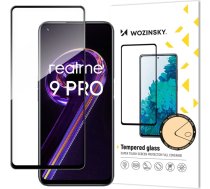 Wozinsky Tempered Glass Full Glue Super Tough Screen Protector Full Coveraged with Frame Case Friendly for Realme 9 Pro black9145576245798