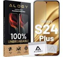 Alogy Hybrid Glass for Samsung Galaxy S24 Plus for Alogy Flexi Glass 9H Case Friendly Flat Screen Protector