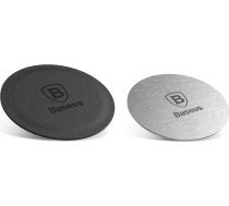 Baseus Magnet Iron Suit self-adhesive plates for magnetic holders - silver and black (2 pcs.)6953156256712