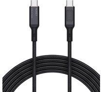 Aukey USB-C to USB-C Cable Aukey CB-MCC101, 100W, 1m (black)CB-MCC101 BLACK