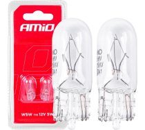 Amio Halogen bulbs T10 W5W W2.1x9.5d 12V 2pcs blister03346