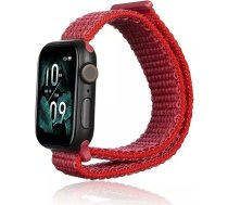 Producenttymczasowy Beline Nylon Smartwatch Strap for Apple Watch 42/45/45/49mm Red/Red