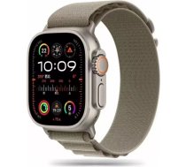 4Kom.pl Nylon Pro Nylon Strap for Apple Watch 4 / 5 / 6 / 7 / 8 / 9 / SE / Ultra 1 / 2 (42 / 44 / 45 / 49 mm) GreenC-5906302301539