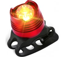 Alogy Bicycle rear light for the rear of the bike LED lighting rear light red aluminum waterproof IPX4 50lm Alogy