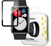 Wozinsky Watch Glass Hybrid Glass for Huawei Watch Fit black9145576261903