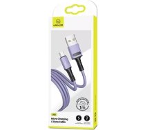 4Kom.pl USAMS Cable U52 microUSB 2A Fast Charge 1m purpleSJ435USB04