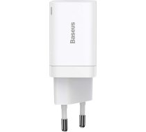 Baseus Super Si Pro Quick Charger USB + USB-C 30W (white)CCSUPP-E02