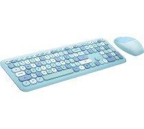 Mofii Wireless keyboard + mouse set MOFII 666 2.4G (Blue)SMK-666395AG BLUE