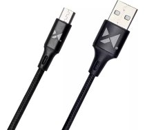 Wozinsky cable USB - microUSB 2.4A 1m black (WUC-M1B)WUC-M1B