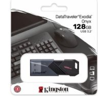 Kingston DataTraveler Exodia Onyx Zibatmiņa 128GBDTXON/128GB