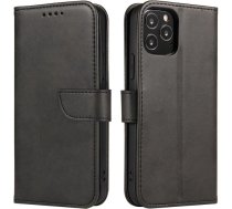 Hurtel Magnet Case elegant case cover case with a flap and stand function Honor Magic3 Pro black9145576241684