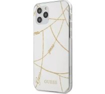 Guess Etui Guess GUHCP12LPCUCHWH do iPhone 12 Pro Max 6,7" hardcase Gold Chain CollectionGUHCP12LPCUCHWH