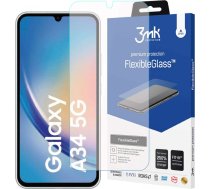 3MK Protective glass for Samsung Galaxy A34 5G - 3mk FlexibleGlass™3919 90 80-5903108518925