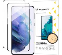 Wozinsky 2x Full Glue Tempered Glass Samsung Galaxy S23 9H Full Screen Tempered Glass with Black Frame9145576269497