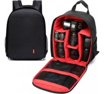 Alogy Waterproof backpack Alogy bag for camera photographic equipment and accessories capacious Black and red