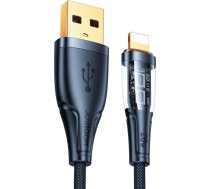 Joyroom Star-Cloud Series A3 USB-A / Lightning Cable 2.4A 1.2m with Smart Switch - Black6941237198907