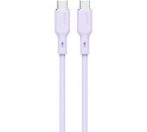 Aukey USB-C to USB-C Cable Aukey CB-SCC101, 100W, 1m (lavender)CB-SCC101 LAVENDER