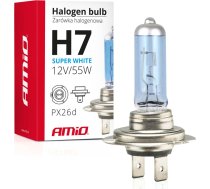 Amio Halogen bulb H7 12V 55W UV filter (E8) Super White01157