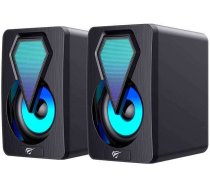 Havit SK210mini PRO 2.0 RGB computer speakers (black)C-SK210MINI PRO