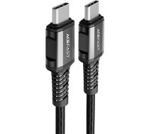 Acefast cable USB Type C - USB Type C 1.2m, 60W (20V/3A) black (C1-03 black)C1-03-C-C BLACK