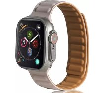 Beline pasek Apple Watch Magnetic 42/44/45/49mm khaki