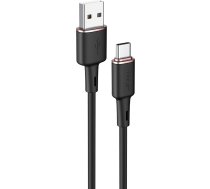 Acefast USB cable - USB Type C 1.2m, 3A black (C2-04 black)6974316280767