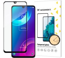 Wozinsky super tough Full Glue tempered glass full screen with Case Friendly TCL 30 Plus black frame9145576260425