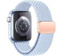 Producenttymczasowy Nylon Strap for Apple Watch 4 / 5 / 6 / 7 / 8 / 9 / SE (38 / 40 / 41 mm) NylonMag Baby BlueC-5906302312832