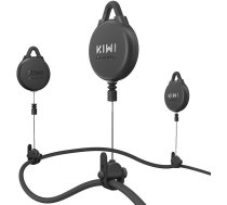 Kiwidesign VR Cable Culley System-3 pcs Kiwi Design V2-3 for Meta Quest 2 BlackV2-3/BLACK/HJT-154