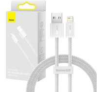 Baseus Dynamic cable USB to Lightning, 2.4A, 1m (White)CALD000402