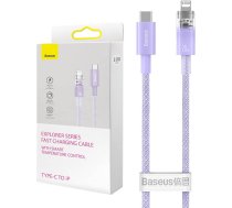 Baseus Fast Charging cable Baseus USB-C to Lightning  Explorer Series 1m, 20W (purple)CATS010205