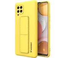 Wozinsky Kickstand Case Silicone Stand Cover for Samsung Galaxy A42 5G Yellow9111201941007