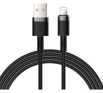 Joyroom Liquid Silicone Data Cable N2 USB-A / Lightning 2.4A 1.2m - Black6941237171085