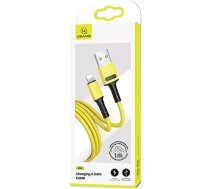 4Kom.pl USAMS Cable U52 lightning 2A Fast Charge 1m yellowSJ434USB03