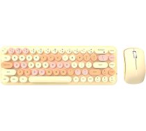 Mofii Wireless keyboard + mouse set MOFII Bean 2.4G (Milk Tea)SMK-676367AG MILKTEA