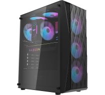 Darkflash DK352 Mesh computer case (black) + 4 ARGB fansDK352 MESH BLACK