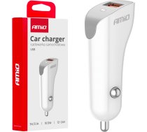 Amio Car charger USB-A 2.1A 12/24V AMiO-0387303873