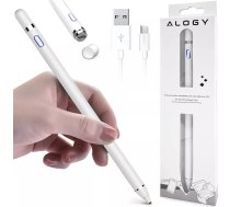 Alogy active capacitive stylus for tablet phone screen White9998X0