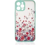 4Kom.pl Design Case for iPhone 12 Pro Max cover with flowers light blueDESIGN CASE IPHONE 12 PRO MAX SKY BLUE