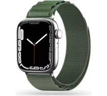 4Kom.pl Nylon pro apple watch 4 / 5 / 6 / 7 / 8 / se / ultra (42 / 44 / 45 / 49 mm) military greenC-9490713928363