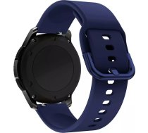 Producenttymczasowy Silicone Strap TYS watch band for smartwatch universal 20mm dark blueSILICONE STRAP MODEL TYS-04 UNIWERSAL 20MM MIDNIGHT BLUE