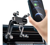 Alogy Car phone holder for car grill, gravity, for Alogy Airvent air vent Black